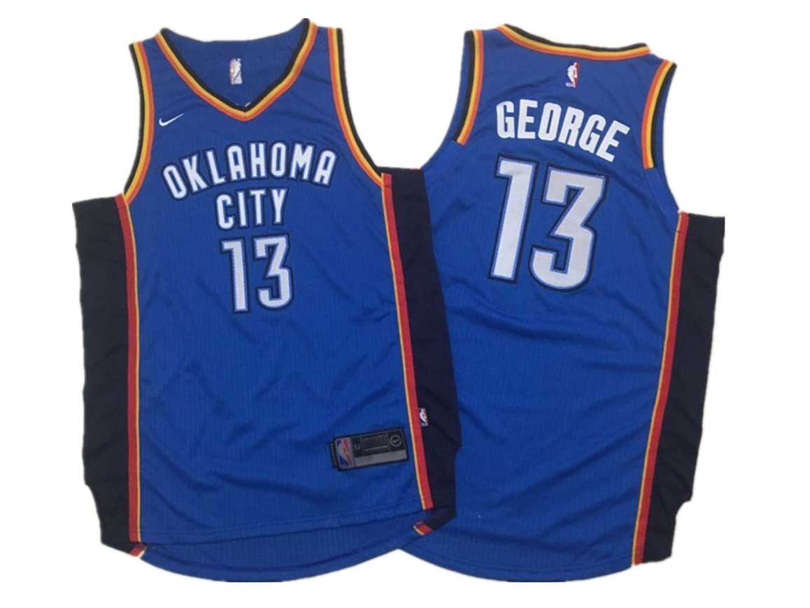 Nike Oklahoma City Thunder #13 Paul George Blue Stitched NBA Jersey,We sell and wholesale Nike Oklahoma City Thunder #13 Paul George Blue Stitched NBA Jersey on line form chian!