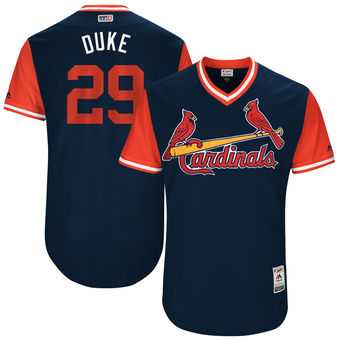 St. Louis Cardinals #29 Zach Duke Duke Majestic Navy 2017 Players Weekend Jersey JiaSu,We sell and wholesale St. Louis Cardinals #29 Zach Duke Duke Majestic Navy 2017 Players Weekend Jersey JiaSu on line form chian!