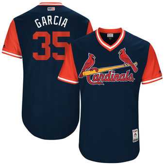 St. Louis Cardinals #35 Greg Garcia Garcia Majestic Navy 2017 Players Weekend Jersey JiaSu,We sell and wholesale St. Louis Cardinals #35 Greg Garcia Garcia Majestic Navy 2017 Players Weekend Jersey JiaSu on line form chian!