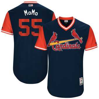 St. Louis Cardinals #55 Stephen Piscotty MoMo Majestic Navy 2017 Players Weekend Jersey JiaSu,We sell and wholesale St. Louis Cardinals #55 Stephen Piscotty MoMo Majestic Navy 2017 Players Weekend Jersey JiaSu on line form chian!