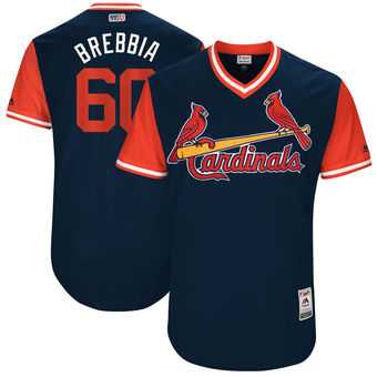 St. Louis Cardinals #60 John Brebbia Brebbia Majestic Navy 2017 Players Weekend Jersey JiaSu,We sell and wholesale St. Louis Cardinals #60 John Brebbia Brebbia Majestic Navy 2017 Players Weekend Jersey JiaSu on line form chian!