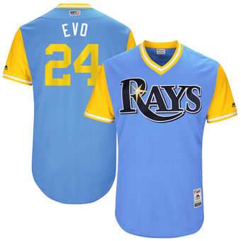 Tampa Bay Rays #24 Nathan Eovaldi Evo Majestic Light Blue 2017 Players Weekend Jersey JiaSu,We sell and wholesale Tampa Bay Rays #24 Nathan Eovaldi Evo Majestic Light Blue 2017 Players Weekend Jersey JiaSu on line form chian!