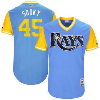 Tampa Bay Rays #45 Jesus Sucre Sooky Majestic Light Blue 2017 Players Weekend Jersey JiaSu,We sell and wholesale Tampa Bay Rays #45 Jesus Sucre Sooky Majestic Light Blue 2017 Players Weekend Jersey JiaSu on line form chian!
