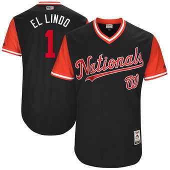 Washington Nationals #1 Wilmer Difo El Lindo Majestic Navy 2017 Players Weekend Jersey JiaSu,We sell and wholesale Washington Nationals #1 Wilmer Difo El Lindo Majestic Navy 2017 Players Weekend Jersey JiaSu on line form chian!