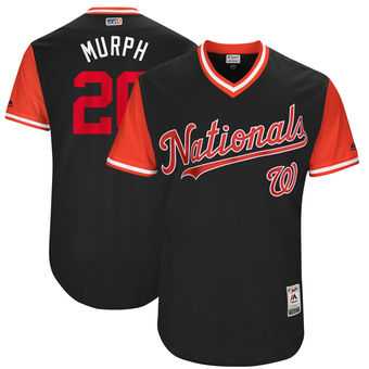Washington Nationals #20 Daniel Murphy Murph Majestic Navy 2017 Players Weekend Jersey JiaSu,We sell and wholesale Washington Nationals #20 Daniel Murphy Murph Majestic Navy 2017 Players Weekend Jersey JiaSu on line form chian!