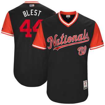 Washington Nationals #44 Ryan Madson Blest Majestic Navy 2017 Players Weekend Jersey JiaSu,We sell and wholesale Washington Nationals #44 Ryan Madson Blest Majestic Navy 2017 Players Weekend Jersey JiaSu on line form chian!