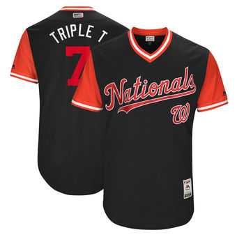 Washington Nationals #7 Trea Turner Triple T Majestic Navy 2017 Players Weekend Jersey JiaSu,We sell and wholesale Washington Nationals #7 Trea Turner Triple T Majestic Navy 2017 Players Weekend Jersey JiaSu on line form chian!
