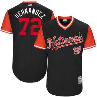 Washington Nationals #72 Enny Romero Hernandez Majestic Navy 2017 Players Weekend Jersey JiaSu,We sell and wholesale Washington Nationals #72 Enny Romero Hernandez Majestic Navy 2017 Players Weekend Jersey JiaSu on line form chian!
