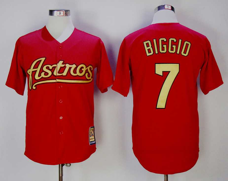 Houston Astros #7 Craig Biggio Red Gold Cooperstown Collection Stitched MLB Jerseys,We sell and wholesale Houston Astros #7 Craig Biggio Red Gold Cooperstown Collection Stitched MLB Jerseys on line form chian!