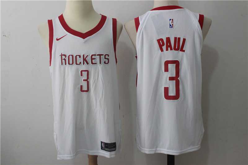 Nike Houston Rockets #3 Chris Paul White Stitched NBA Jersey,We sell and wholesale Nike Houston Rockets #3 Chris Paul White Stitched NBA Jersey on line form chian!