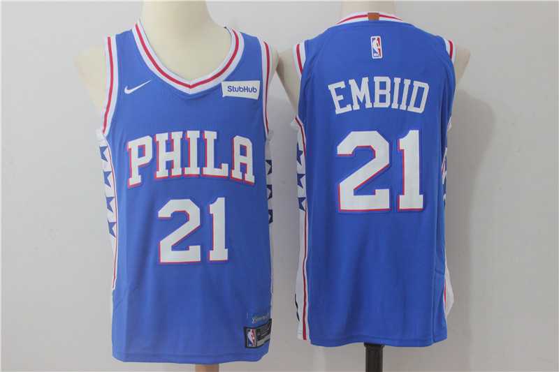 Nike Philadelphia 76ers #21 Joel Embiid Blue Stitched NBA Jersey,We sell and wholesale Nike Philadelphia 76ers #21 Joel Embiid Blue Stitched NBA Jersey on line form chian!