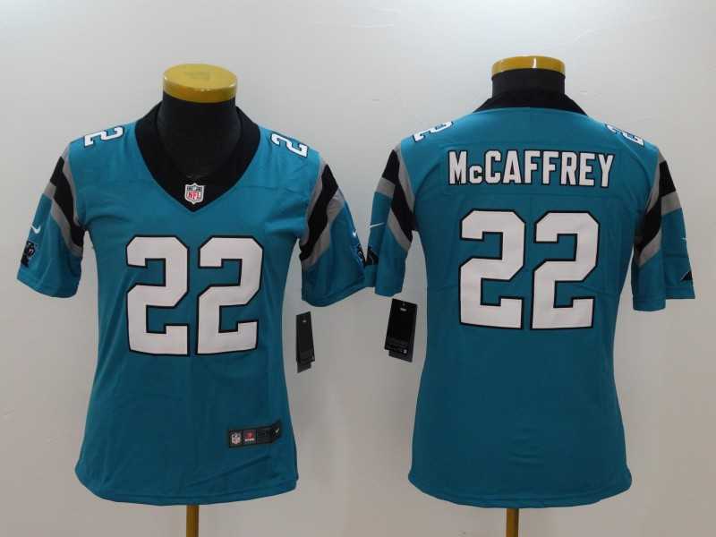 Women Limited Nike Carolina Panthers #22 Christian McCaffrey Blue Vapor Untouchable Player Jerseys,We sell and wholesale Women Limited Nike Carolina Panthers #22 Christian McCaffrey Blue Vapor Untouchable Player Jerseys on line form chian!