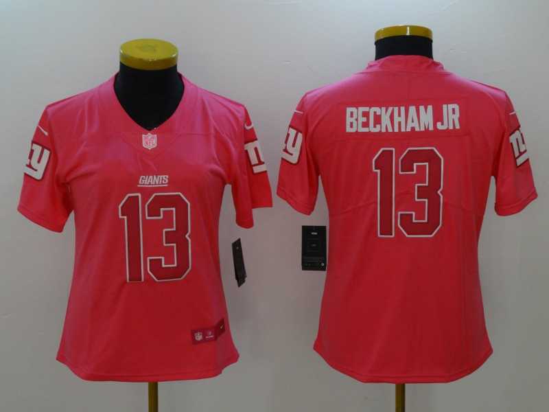 Women Limited Nike New York Giants #13 Odell Beckham Jr Pink Rush Fashion Stitched Jersey,We sell and wholesale Women Limited Nike New York Giants #13 Odell Beckham Jr Pink Rush Fashion Stitched Jersey on line form chian!