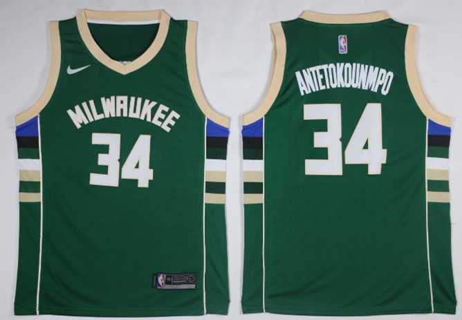 Bucks #34 Giannis Antetokounmpo Green Nike Swingman Stitched NBA Jersey,We sell and wholesale Bucks #34 Giannis Antetokounmpo Green Nike Swingman Stitched NBA Jersey on line form chian!