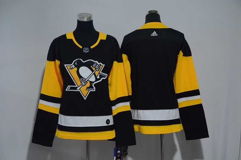 Customized Women Pittsburgh Penguins Any Name & Number Black Adidas Jersey,We sell and wholesale Customized Women Pittsburgh Penguins Any Name & Number Black Adidas Jersey on line form chian!