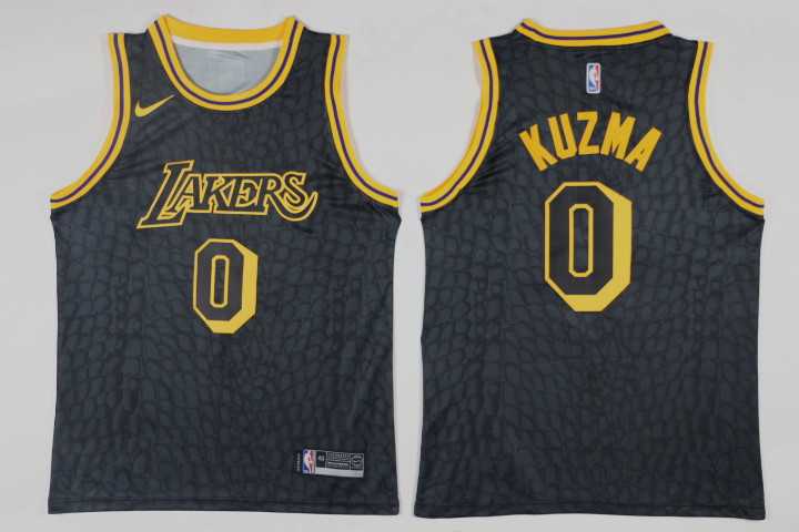 Los Angeles Lakers #0 Kyle Kuzma Black Nike Swingman Stitched NBA Jersey,We sell and wholesale Los Angeles Lakers #0 Kyle Kuzma Black Nike Swingman Stitched NBA Jersey on line form chian!