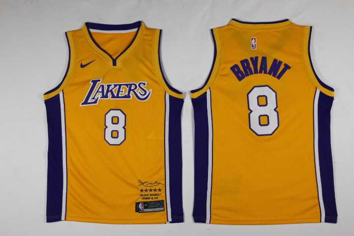 Los Angeles Lakers #8 kobe Bryant Yellow Black Mamba Nike Swingman Stitched NBA Jersey,We sell and wholesale Los Angeles Lakers #8 kobe Bryant Yellow Black Mamba Nike Swingman Stitched NBA Jersey on line form chian!