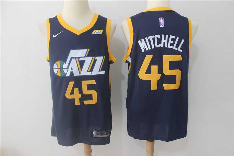 Utah Jazz #45 Donovan Mitchell Navy Nike Swingman Stitched NBA Jersey,We sell and wholesale Utah Jazz #45 Donovan Mitchell Navy Nike Swingman Stitched NBA Jersey on line form chian!
