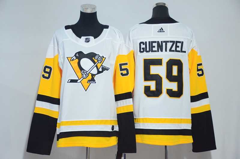 Women Pittsburgh Penguins #59 Jake Guentzel White Adidas Stitched Jersey,We sell and wholesale Women Pittsburgh Penguins #59 Jake Guentzel White Adidas Stitched Jersey on line form chian!