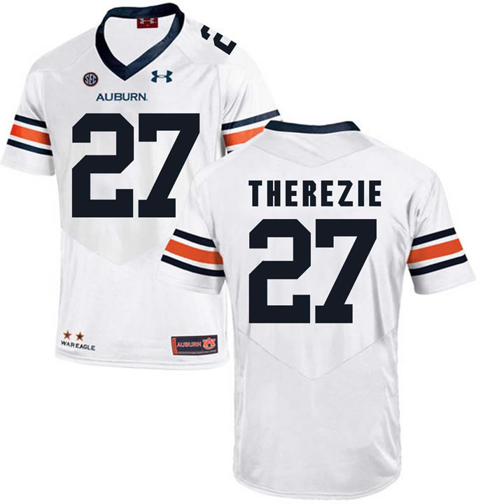 Auburn Tigers #27 Robenson Therezie White College Football Jersey DingZhi,We sell and wholesale Auburn Tigers #27 Robenson Therezie White College Football Jersey DingZhi on line form chian!