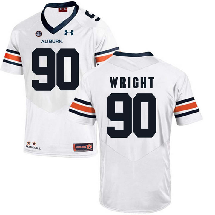 Auburn Tigers #90 Gabe Wright White College Football Jersey DingZhi,We sell and wholesale Auburn Tigers #90 Gabe Wright White College Football Jersey DingZhi on line form chian!