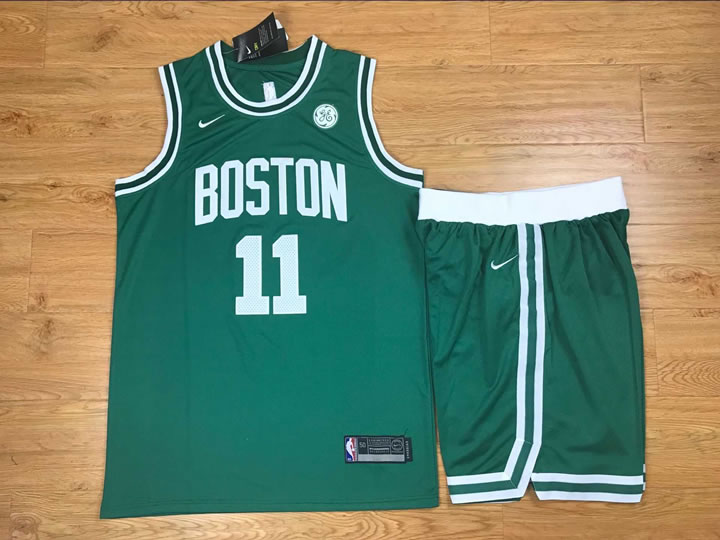 Nike Boston Celtics #11 Kyrie Irving Green Swingman Stitched NBA Jersey(With Shorts),We sell and wholesale Nike Boston Celtics #11 Kyrie Irving Green Swingman Stitched NBA Jersey(With Shorts) on line form chian!