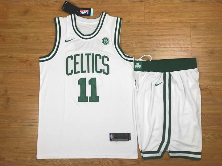 Nike Boston Celtics #11 Kyrie Irving White Swingman Stitched NBA Jersey(With Shorts),We sell and wholesale Nike Boston Celtics #11 Kyrie Irving White Swingman Stitched NBA Jersey(With Shorts) on line form chian!