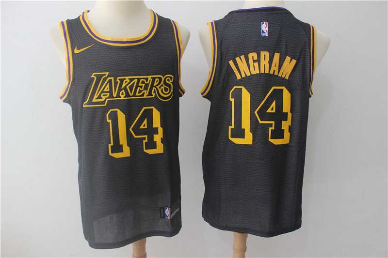 Nike Lakers #14 Brandon Ingram Black City Edition Swingman Stitched NBA Jersey,We sell and wholesale Nike Lakers #14 Brandon Ingram Black City Edition Swingman Stitched NBA Jersey on line form chian!