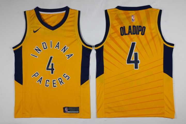 Nike Pacers #4 Victor Oladipo Gold Swingman Stitched NBA Jersey,We sell and wholesale Nike Pacers #4 Victor Oladipo Gold Swingman Stitched NBA Jersey on line form chian!