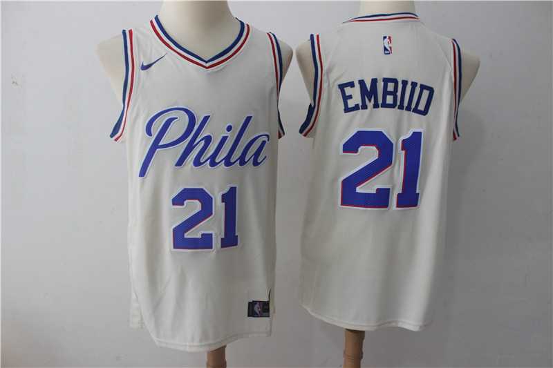 Nike Philadelphia 76ers #21 Joel Embiid Cream City Edition Swingman Stitched NBA Jersey,We sell and wholesale Nike Philadelphia 76ers #21 Joel Embiid Cream City Edition Swingman Stitched NBA Jersey on line form chian!