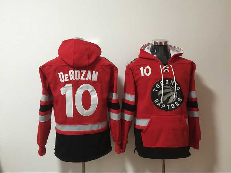 Raptors #10 DeMar DeRozan Red All Stitched Hooded Sweatshirt,We sell and wholesale Raptors #10 DeMar DeRozan Red All Stitched Hooded Sweatshirt on line form chian!