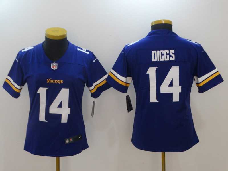 Women Nike Minnesota Vikings #14 Stefon Diggs Purple Vapor Untouchable Player Limited Jersey,We sell and wholesale Women Nike Minnesota Vikings #14 Stefon Diggs Purple Vapor Untouchable Player Limited Jersey on line form chian!