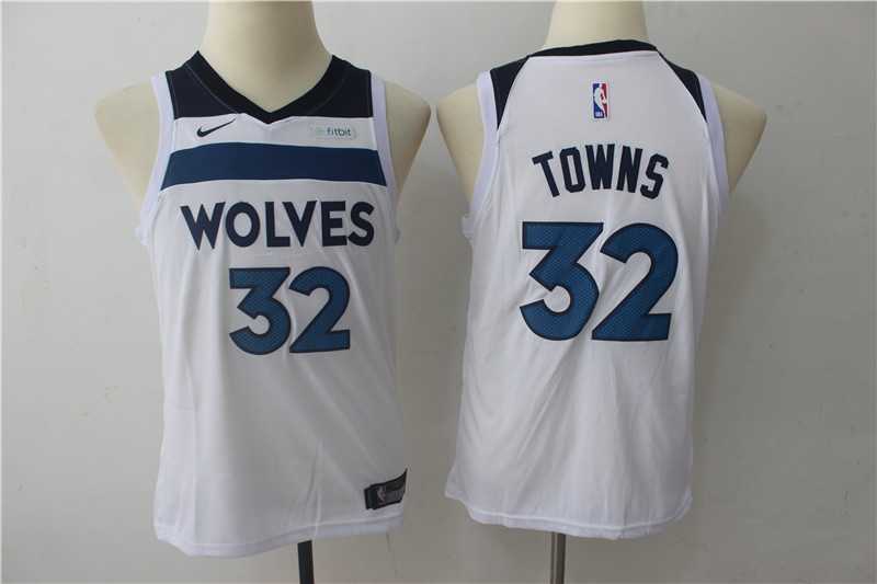 Youth Nike Minnesota Timberwolves #32 Karl-Anthony Towns White Swingman Stitched NBA Jersey,We sell and wholesale Youth Nike Minnesota Timberwolves #32 Karl-Anthony Towns White Swingman Stitched NBA Jersey on line form chian!
