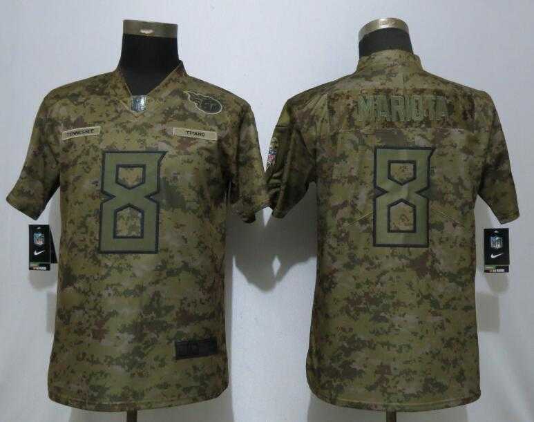 Women Nike Titans 8 Marcus Mariota Camo Salute To Service Limited Jersey,We sell and wholesale Women Nike Titans 8 Marcus Mariota Camo Salute To Service Limited Jersey on line form chian!