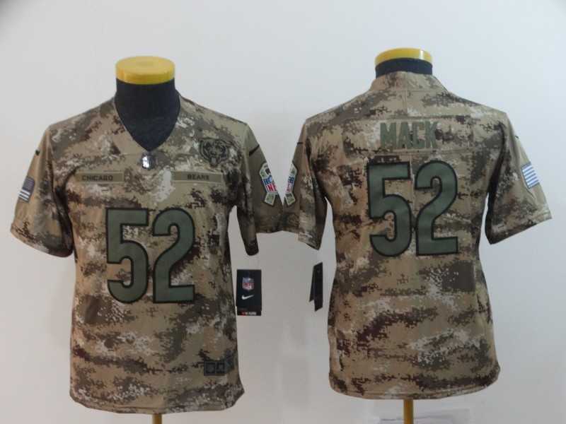 Youth Nike Bears 52 Khalil Mack Camo Salute To Service Limited Jersey,We sell and wholesale Youth Nike Bears 52 Khalil Mack Camo Salute To Service Limited Jersey on line form chian!