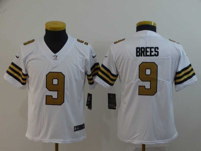 Youth Nike Saints 9 Drew Brees White Color Rush Limited Jersey,We sell and wholesale Youth Nike Saints 9 Drew Brees White Color Rush Limited Jersey on line form chian!