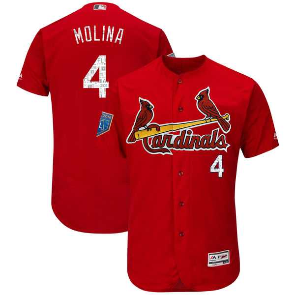 Cardinals 4 Yadier Molina Red 2018 Spring Training Flexbase baseball Jerseys,We sell and wholesale Cardinals 4 Yadier Molina Red 2018 Spring Training Flexbase baseball Jerseys on line form chian!