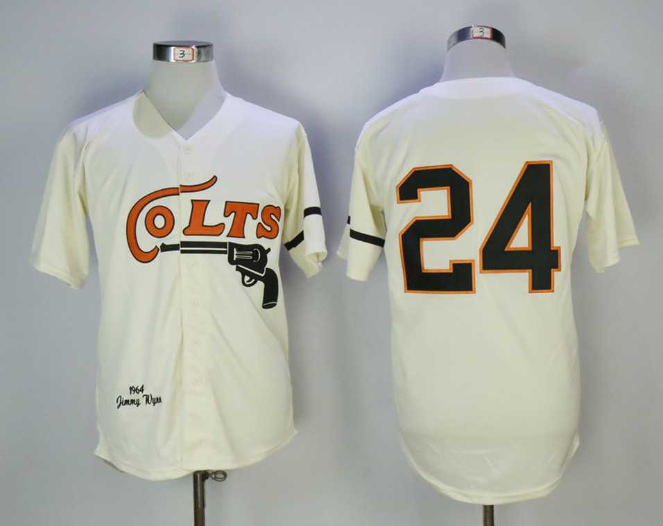 Colts 24 Jimmy Wynn Cream 1964 Throwback baseball Jerseys,We sell and wholesale Colts 24 Jimmy Wynn Cream 1964 Throwback baseball Jerseys on line form chian!