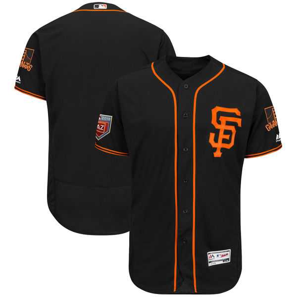 Customized Men's Giants Black 2018 Spring Training Flexbase Jersey,We sell and wholesale Customized Men's Giants Black 2018 Spring Training Flexbase Jersey on line form chian!
