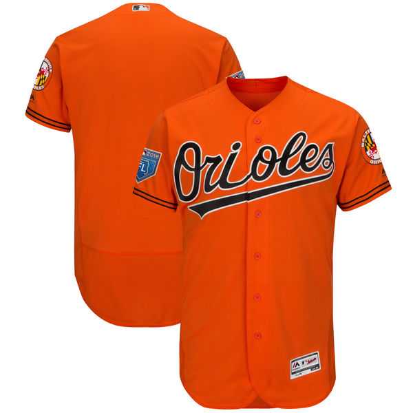 Customized Men's Orioles Orange 2018 Spring Training Flexbase Jersey,We sell and wholesale Customized Men's Orioles Orange 2018 Spring Training Flexbase Jersey on line form chian!