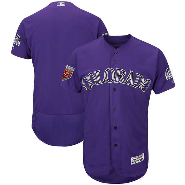 Customized Men's Rockies Purple 2018 Spring Training Flexbase Jersey,We sell and wholesale Customized Men's Rockies Purple 2018 Spring Training Flexbase Jersey on line form chian!