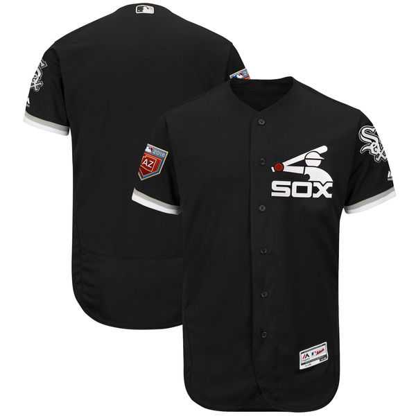 Customized Men's White Sox Black 2018 Spring Training Flexbase Jersey,We sell and wholesale Customized Men's White Sox Black 2018 Spring Training Flexbase Jersey on line form chian!
