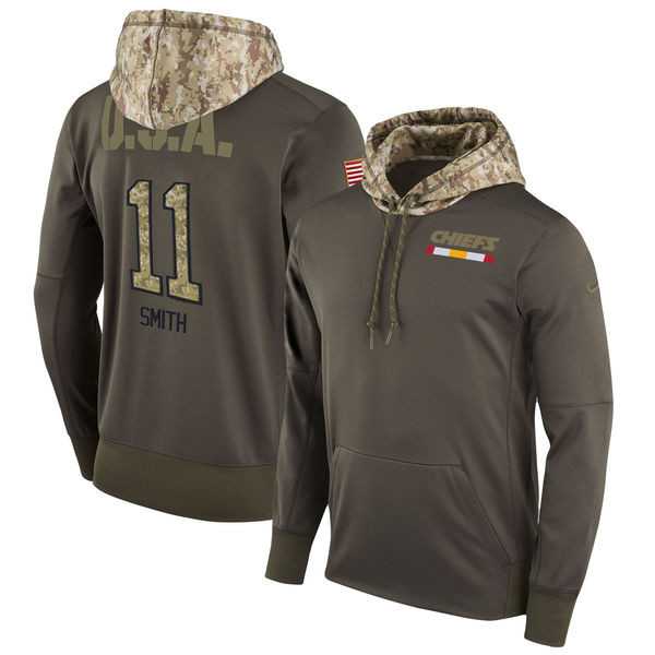 Nike Chiefs 11 Alex Smith Men's Olive Salute To Service Pullover Hoodie,We sell and wholesale Nike Chiefs 11 Alex Smith Men's Olive Salute To Service Pullover Hoodie on line form chian!
