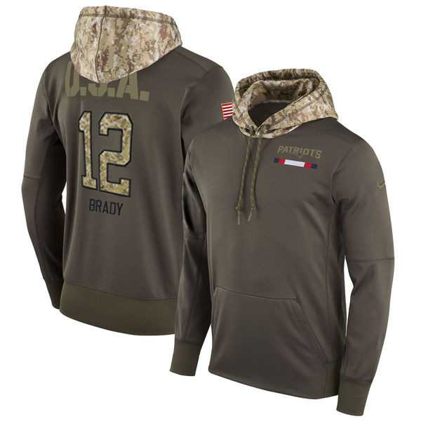 Nike Patriots 12 Tom Brady Men's Olive Salute To Service Pullover Hoodie,We sell and wholesale Nike Patriots 12 Tom Brady Men's Olive Salute To Service Pullover Hoodie on line form chian!