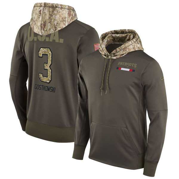 Nike Patriots 3 Stephen Gostkowski Men's Olive Salute To Service Pullover Hoodie,We sell and wholesale Nike Patriots 3 Stephen Gostkowski Men's Olive Salute To Service Pullover Hoodie on line form chian!