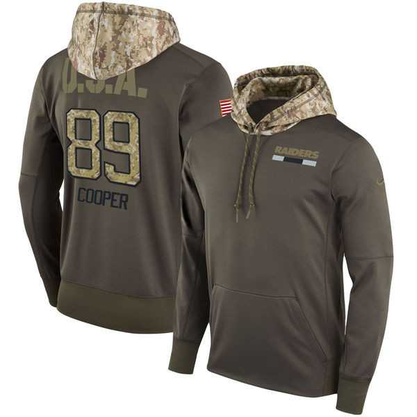Nike Raiders 89 Amari Cooper Men's Olive Salute To Service Pullover Hoodie,We sell and wholesale Nike Raiders 89 Amari Cooper Men's Olive Salute To Service Pullover Hoodie on line form chian!