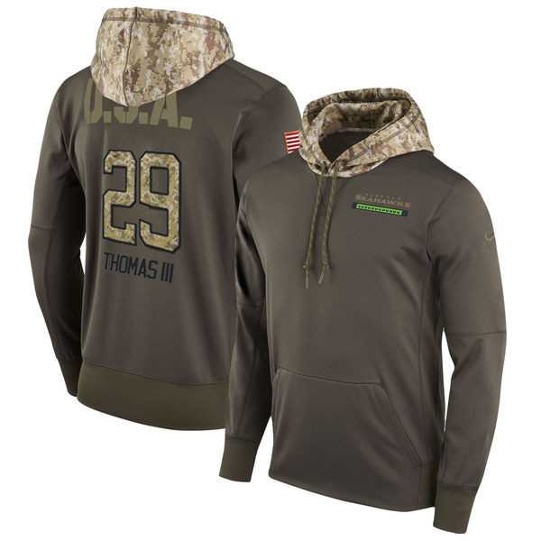 Nike Seahawks 29 Earl Thomas Men's Olive Salute To Service Pullover Hoodie,We sell and wholesale Nike Seahawks 29 Earl Thomas Men's Olive Salute To Service Pullover Hoodie on line form chian!