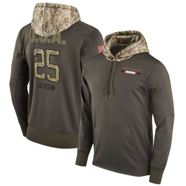 Nike Texans 25 Kareem Jackson Men's Olive Salute To Service Pullover Hoodie,We sell and wholesale Nike Texans 25 Kareem Jackson Men's Olive Salute To Service Pullover Hoodie on line form chian!