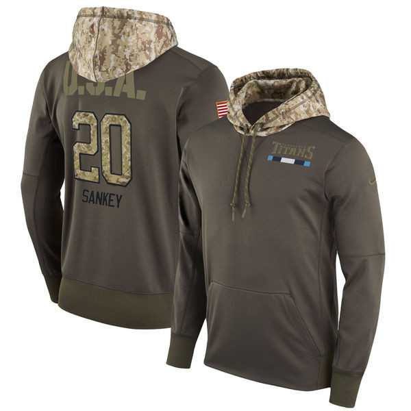 Nike Titans 20 Bishop Sankey Men's Olive Salute To Service Pullover Hoodie,We sell and wholesale Nike Titans 20 Bishop Sankey Men's Olive Salute To Service Pullover Hoodie on line form chian!