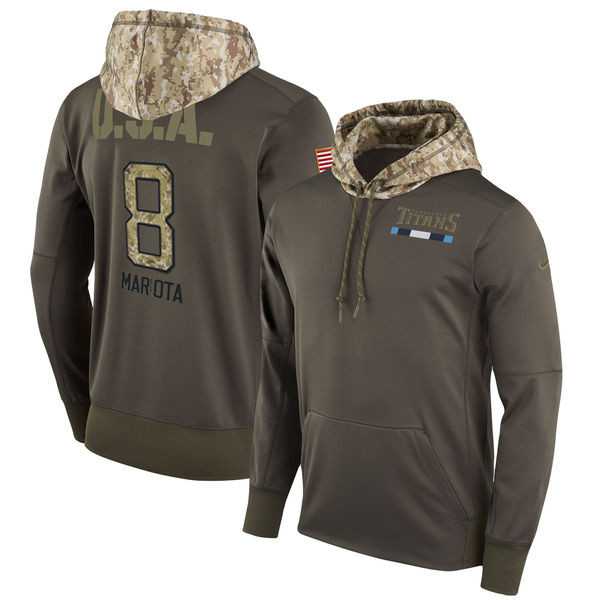 Nike Titans 8 Marcus Mariota Men's Olive Salute To Service Pullover Hoodie,We sell and wholesale Nike Titans 8 Marcus Mariota Men's Olive Salute To Service Pullover Hoodie on line form chian!